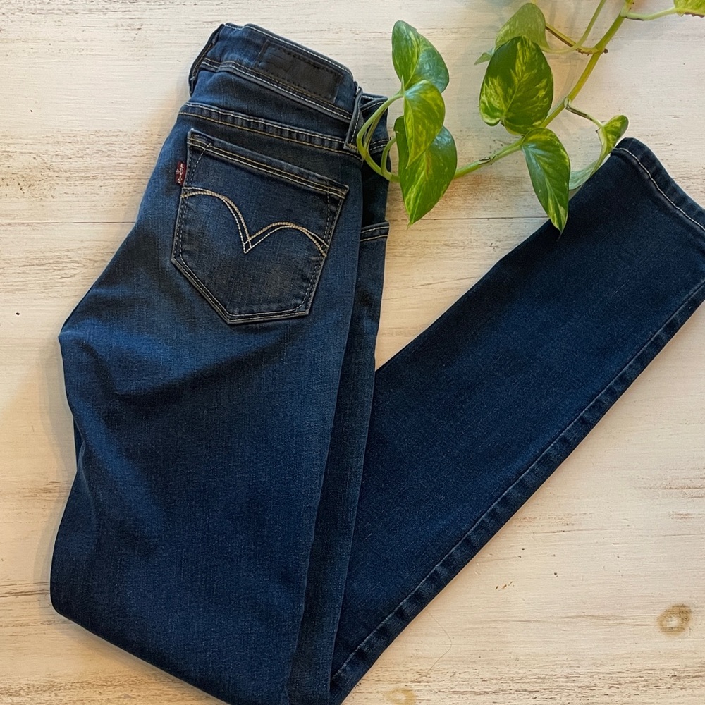 Levi's Dark Blue Skinny Stretch Jeans